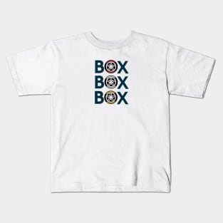 Box Box Box  F1 Tyre Compound Kids T-Shirt